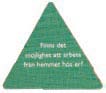 Triangle from jigsaw puzzle