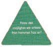 Triangle from jigsaw puzzle
