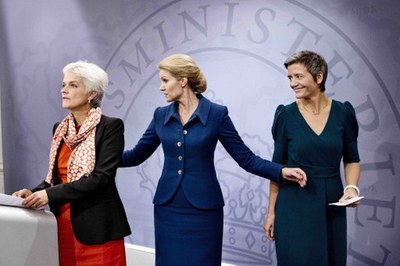 Three Danish female party leaders