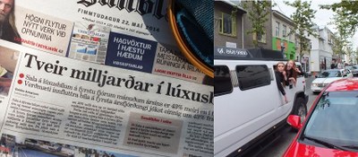 Morgunbladid and limousine