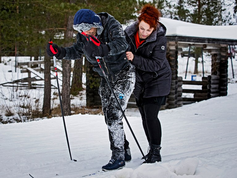 Skiing