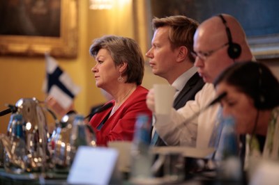 Ylva Johansson and Dan Grannas