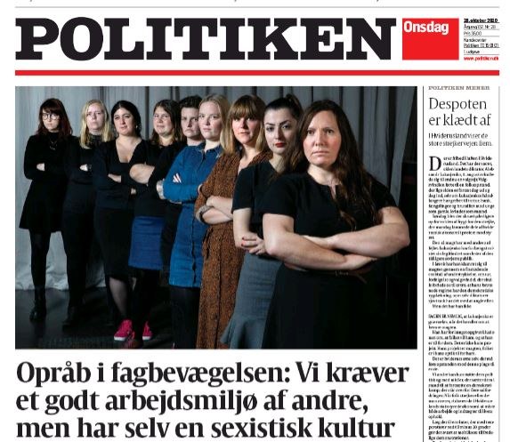 Politiken front page