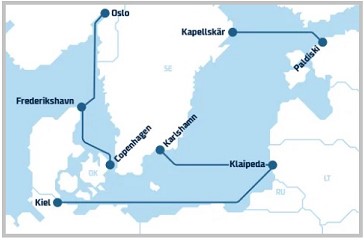 Ferry map