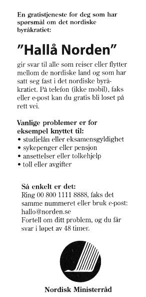 Info Norden ad