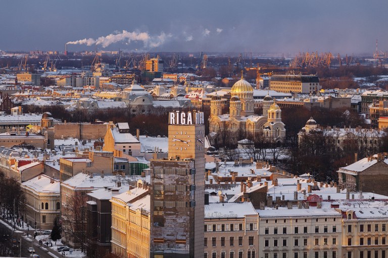 Riga in winter