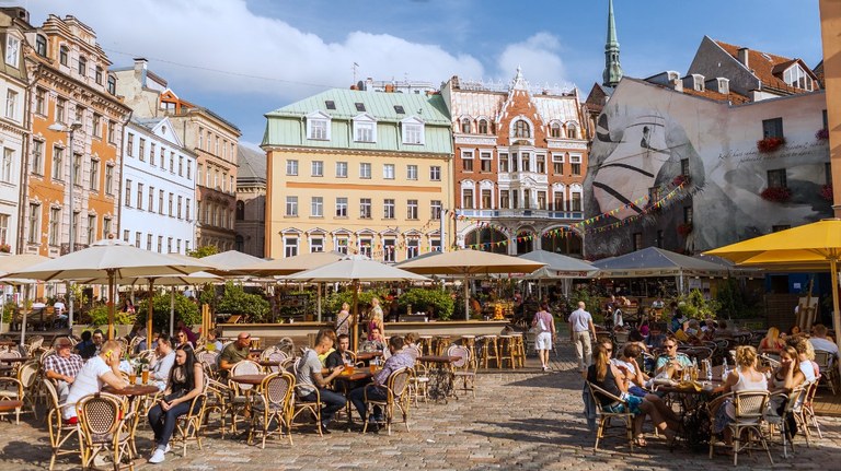 Riga city square