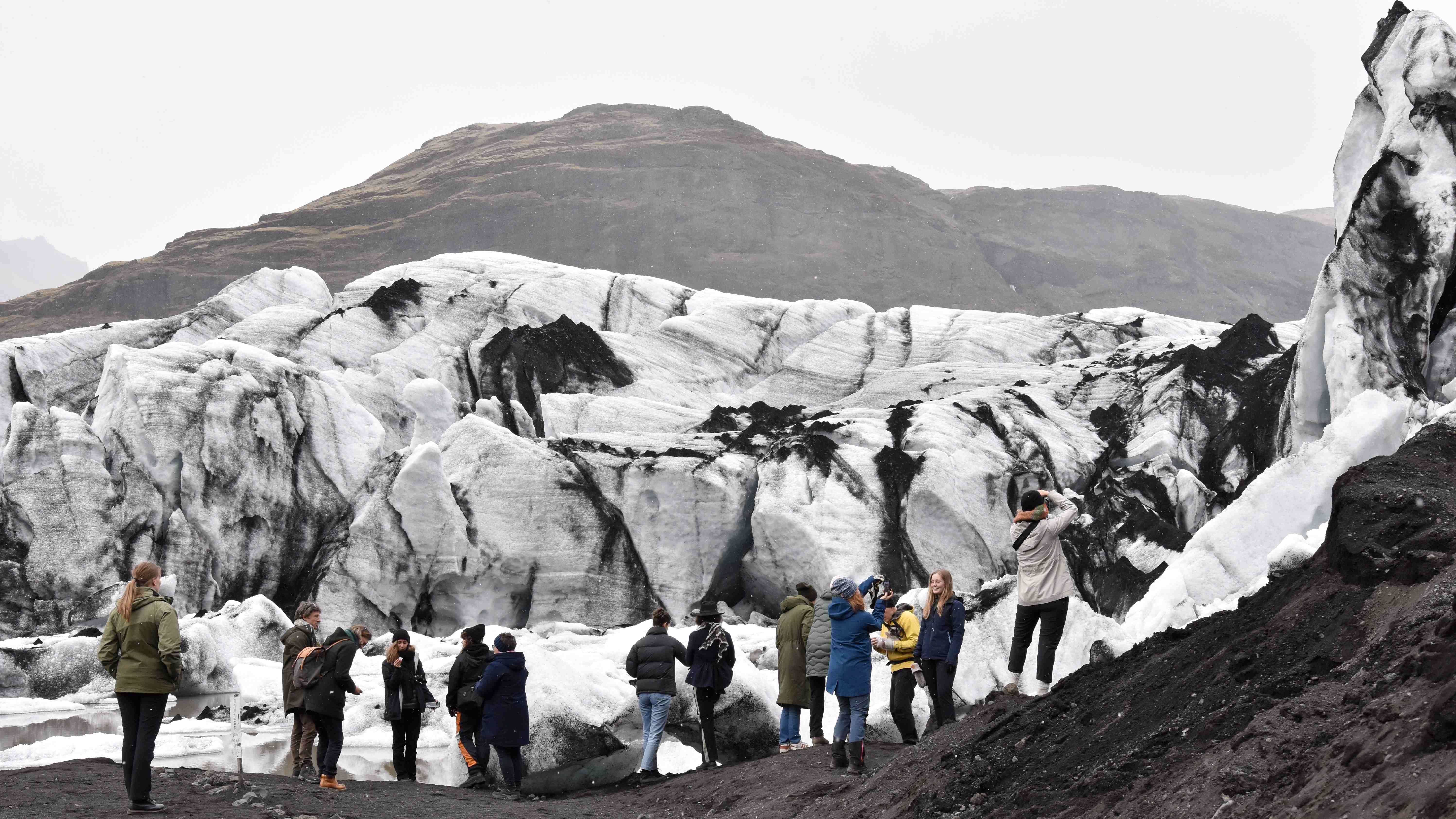 Iceland glacier