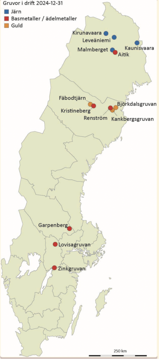 Mines map
