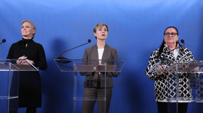 Sæland and ministers