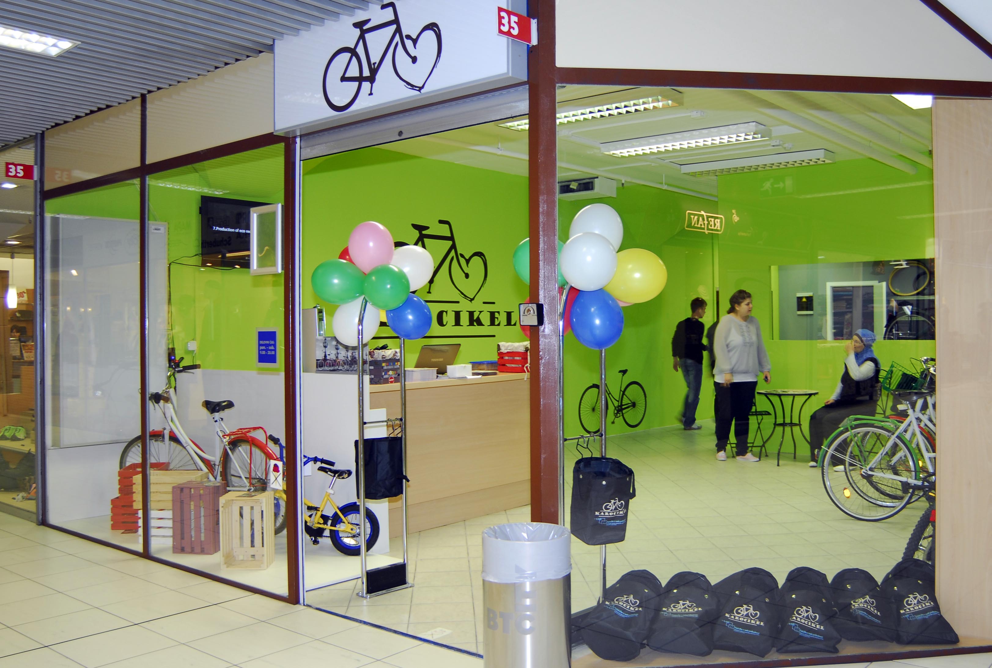 Second-hand bikes showing the way back to the labour market