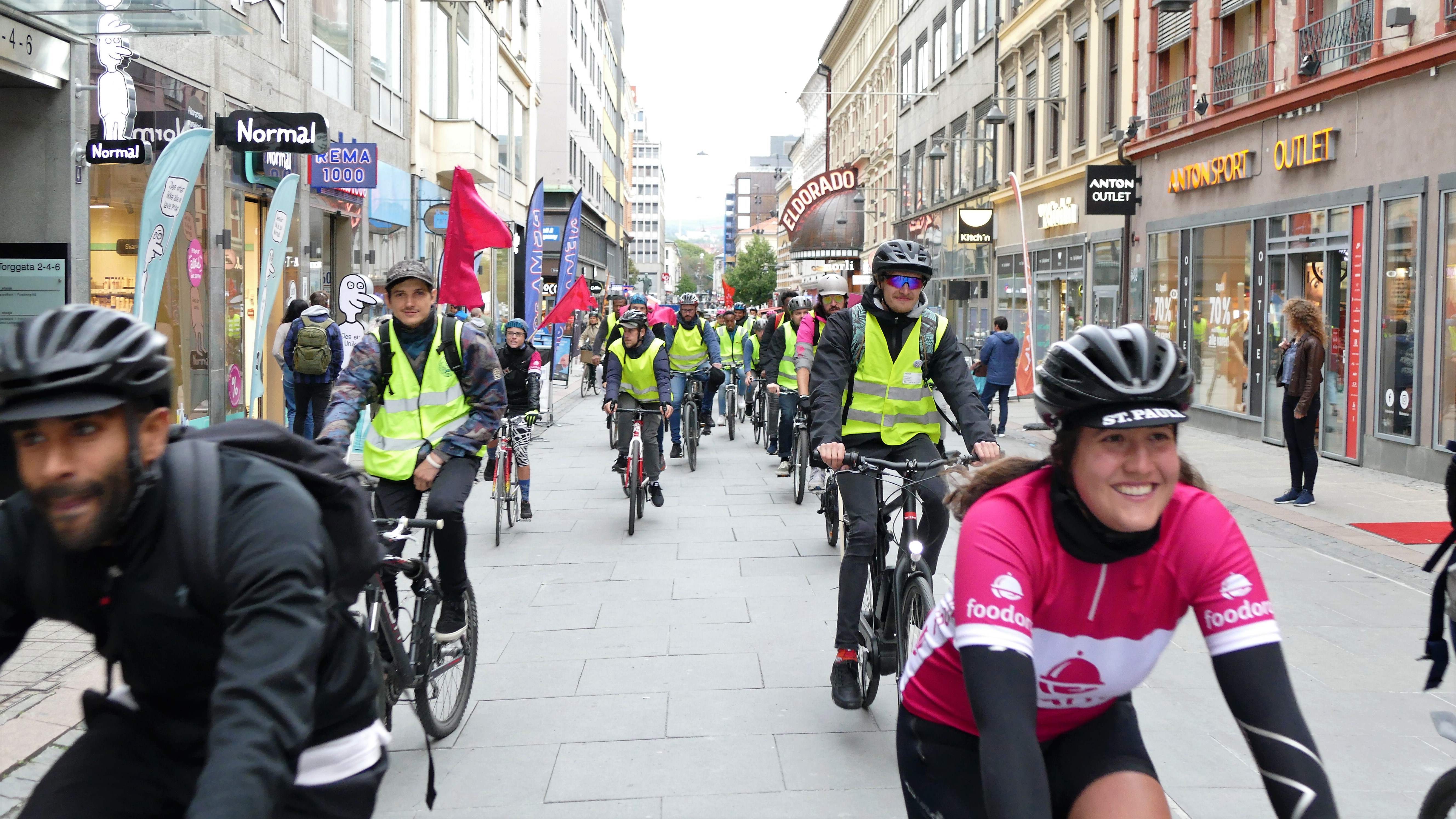 Oslo Foodora riders on strike