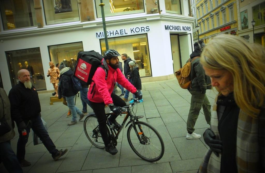 Foodora oslo Foto: Björn Lindahl