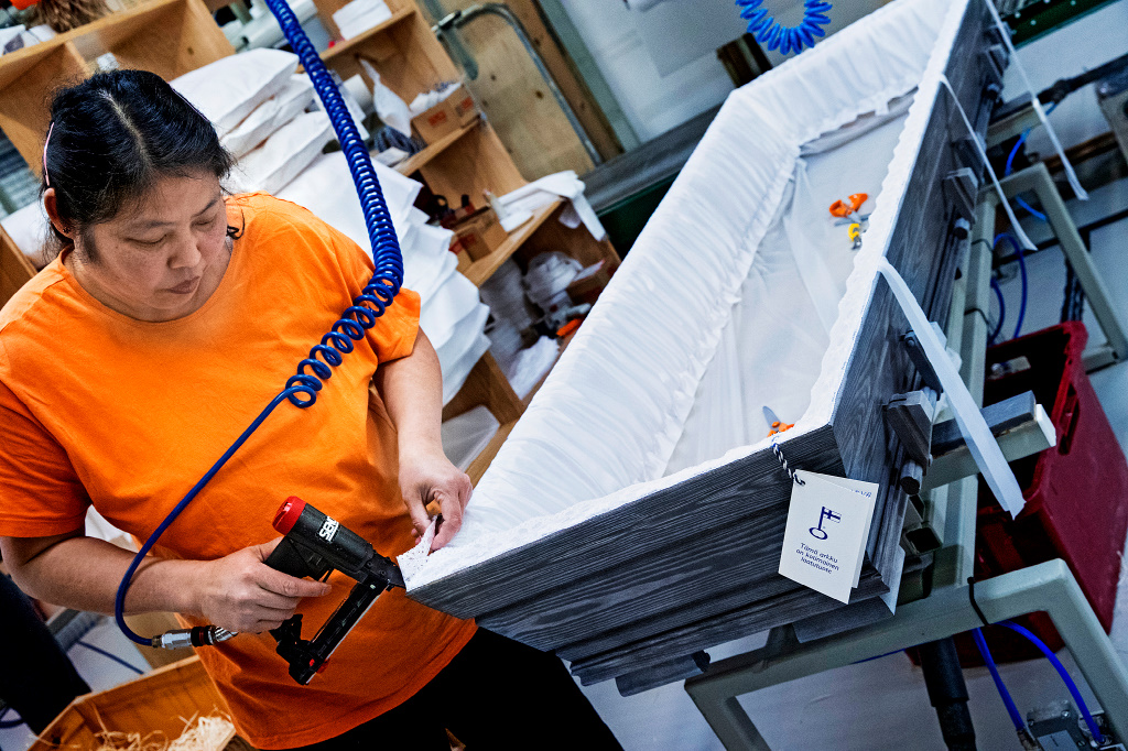 Refugees bring new life to Finnish Punkalaidun, known for its coffins