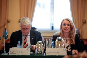 Anniken Hauglie at the Nordic council of ministers – changing focus on working environments
