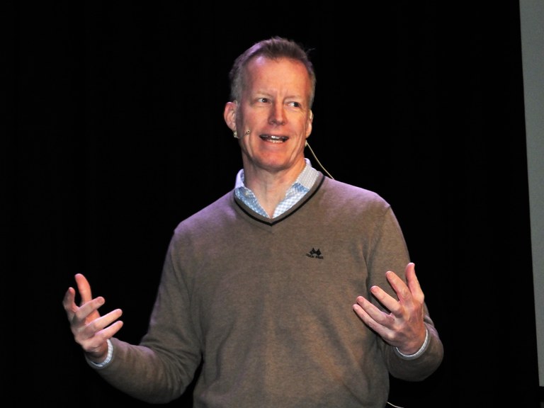 Curt Rice speaking Curt Rice speaking