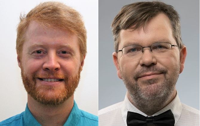 Two Icelandic staticians Photo Statistics Iceland