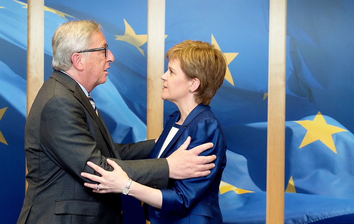 Juncker and Sturgeon Juncker and Sturgeon
