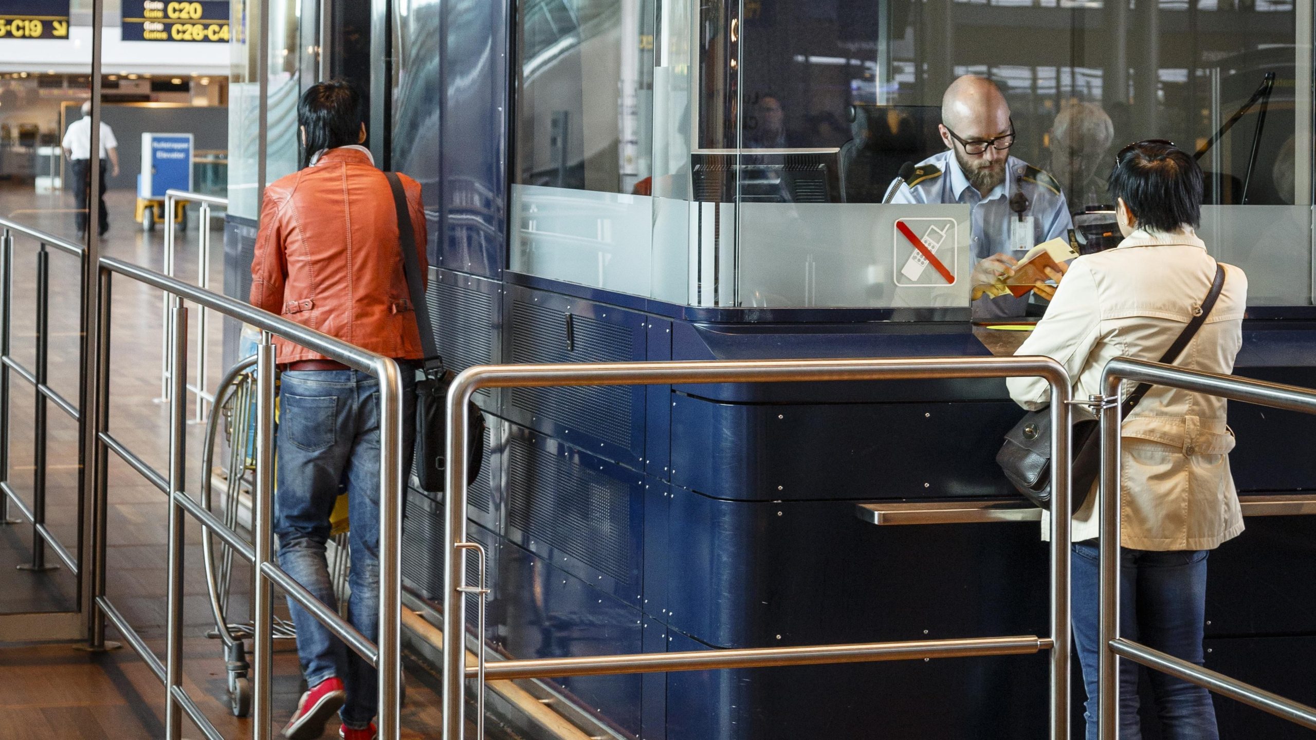 Passport control Passport control