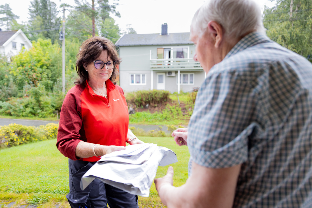 Letters and key information delivered on the doorstep